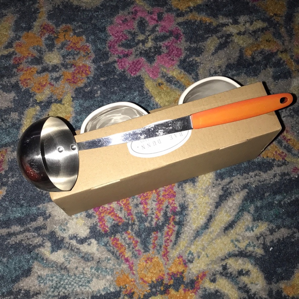 Vintage Sears Laddle with Orange Handle